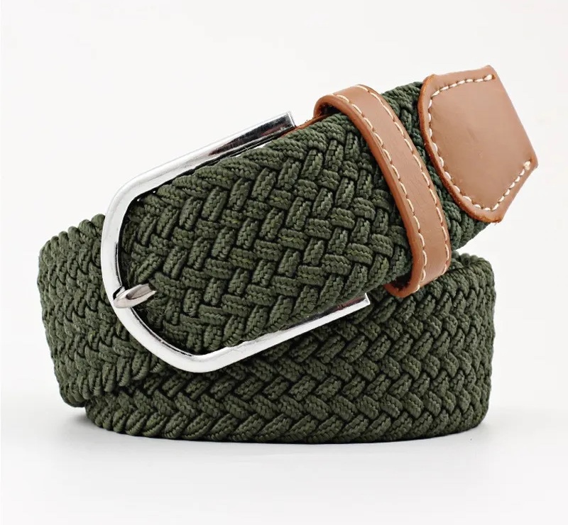 Ceinture Riviera Tressée — verte
