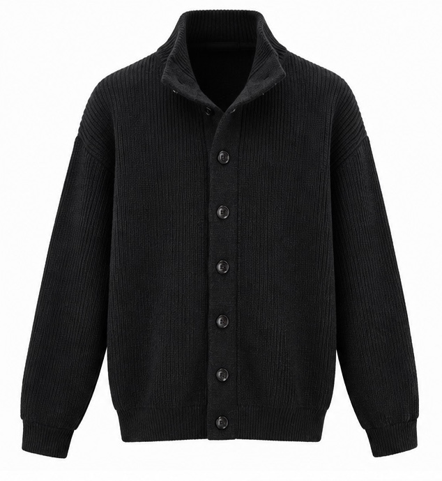Cardigan Col Montant