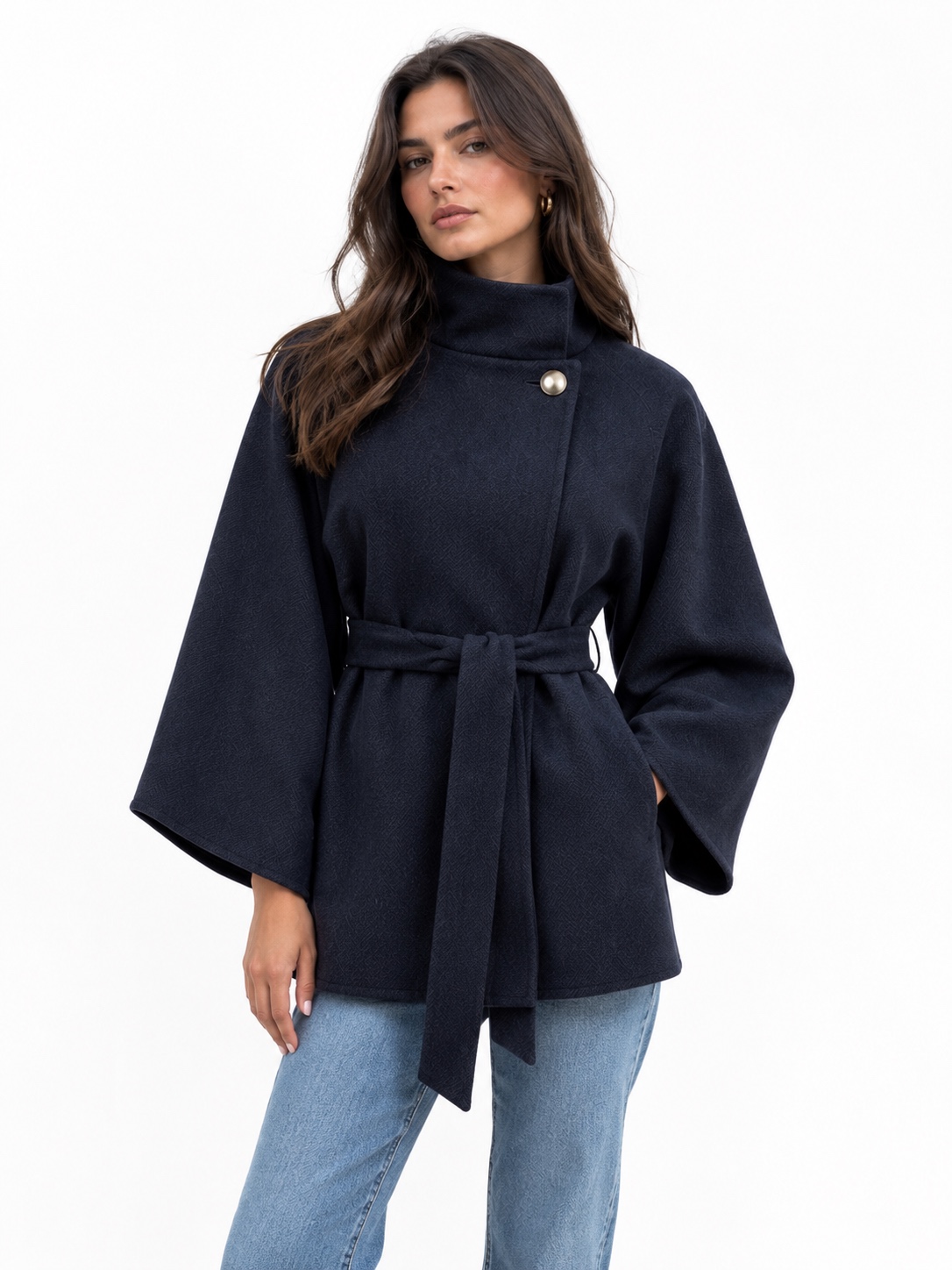 Veste Élégance à Col Montant